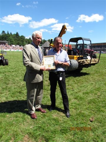 Gold Medal Winner Tracked Fencing Machine Royal Welsh Show 2012